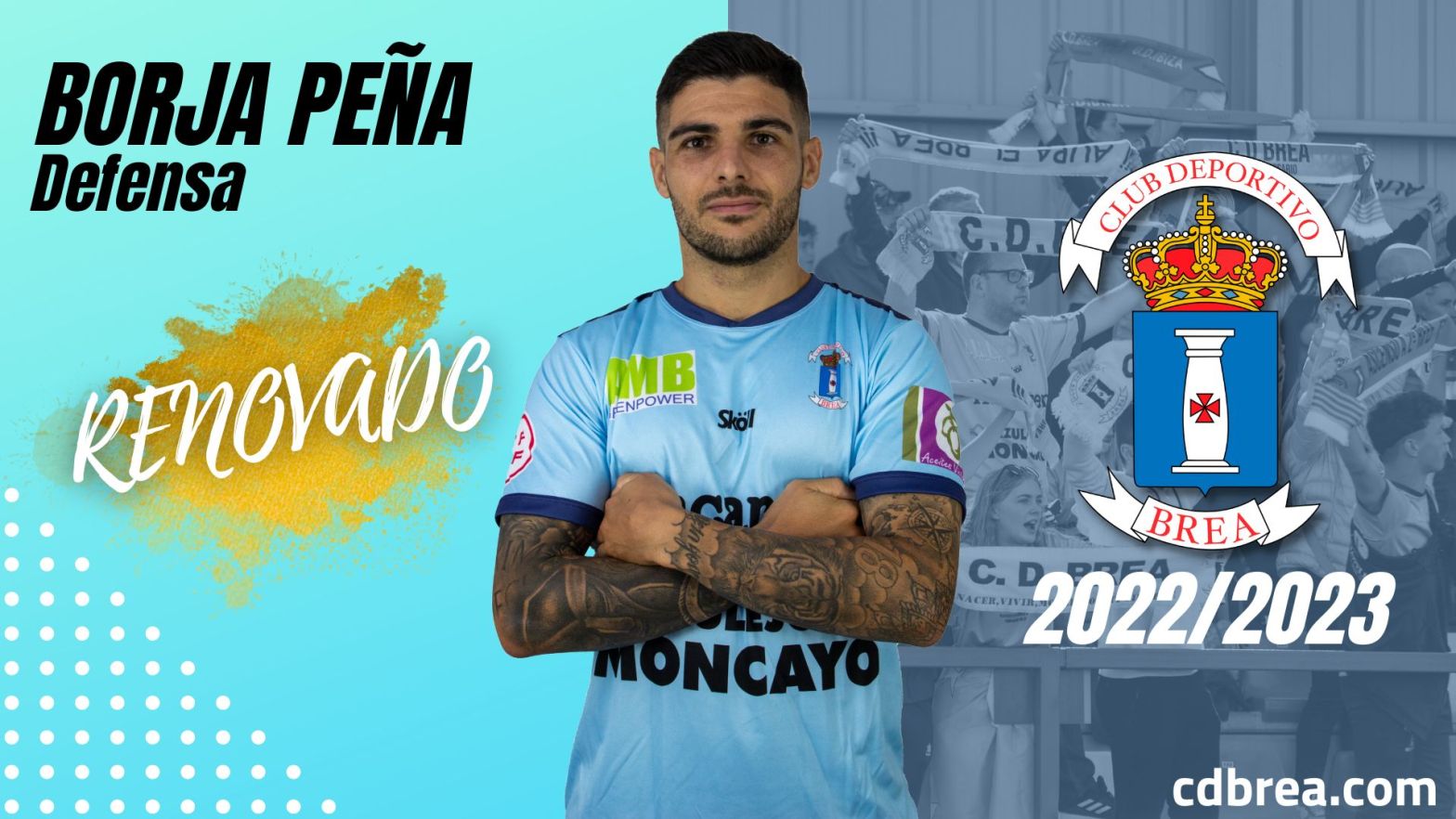 Renovación de Borja Peña con el Club Deportivo Brea