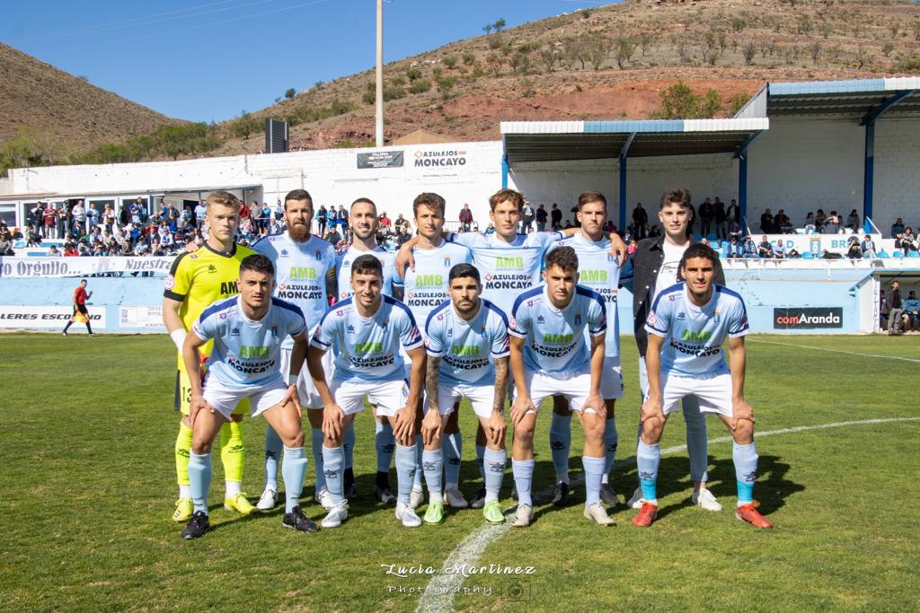 Once inicial del CD Brea ante el Sestao RIver Club